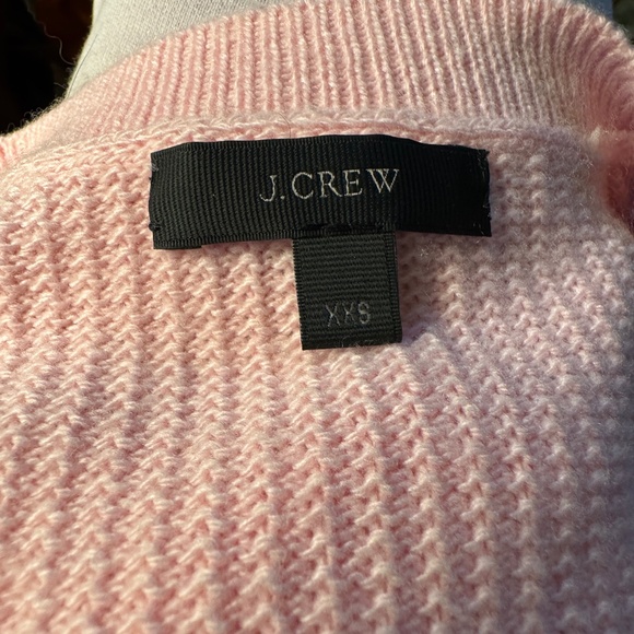 J. Crew Pink V Neck Tunic Sweater Wool Blend E5392 - Sz XXS - Picture 6 of 9